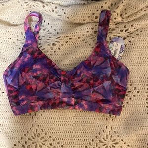 NWT Prana Aelyn Underwire Top in Supernova Pinwheel